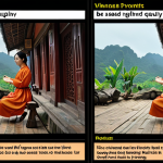 Okay, here are the summarized English prompts for two images based on the provided Vietnamese text, focusing on maximizing creative and work efficiency using GPT: